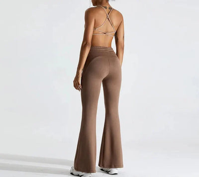 Pantalón de yoga acampanado