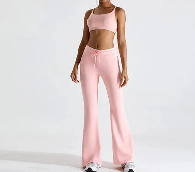 Pantalón de yoga acampanado