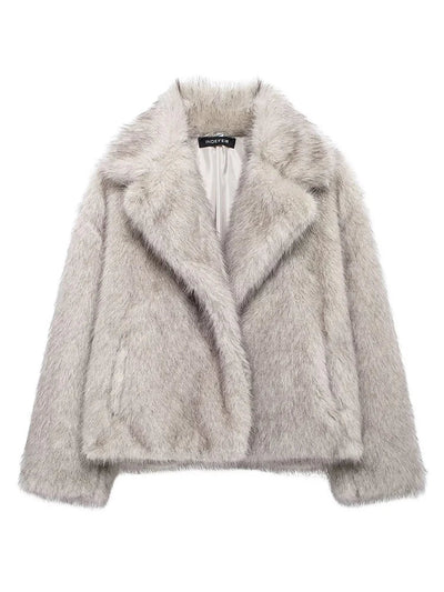 Ivana | Elegantes y acogedoras chaquetas de piel sintética para mujeres