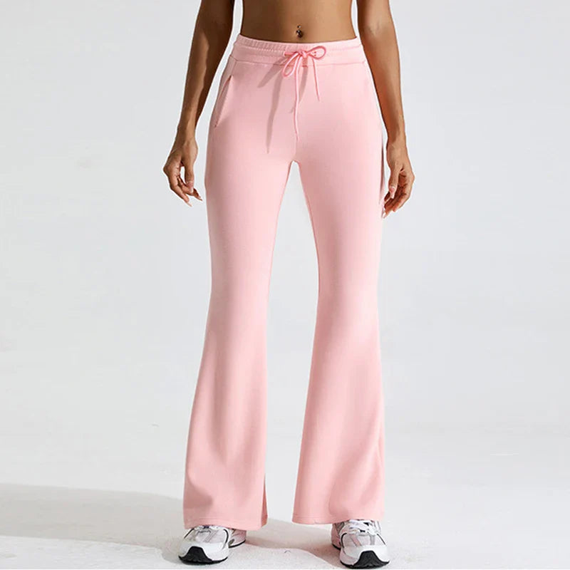 Pantalón de yoga acampanado