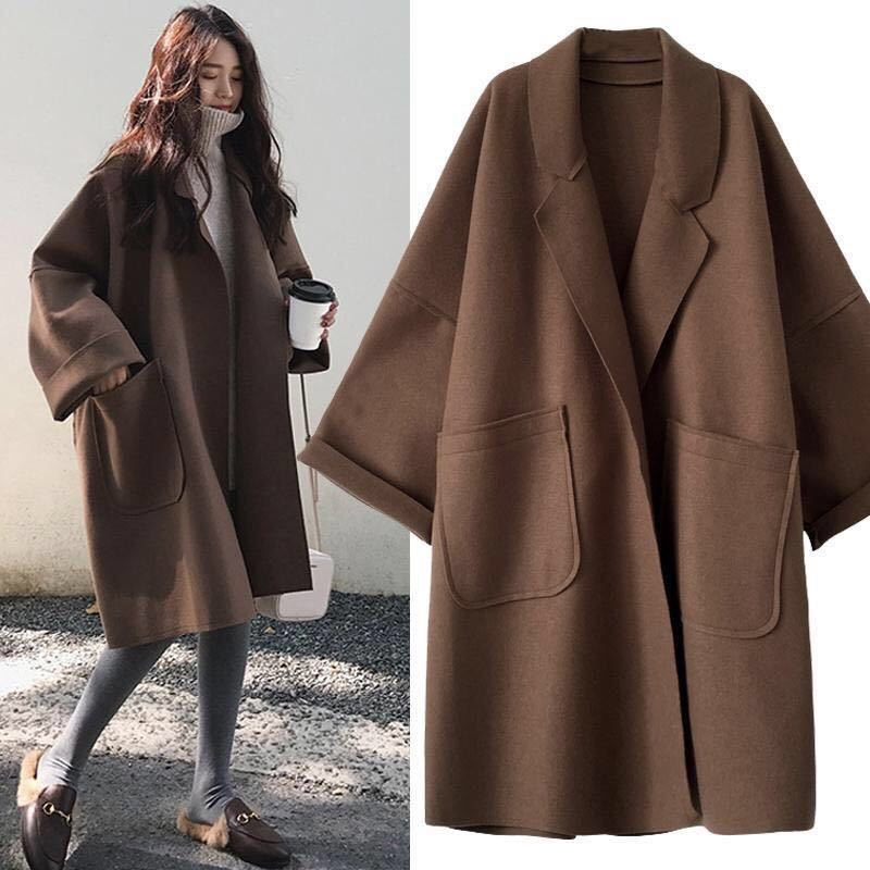 Trench Oversize Elegante de Lana