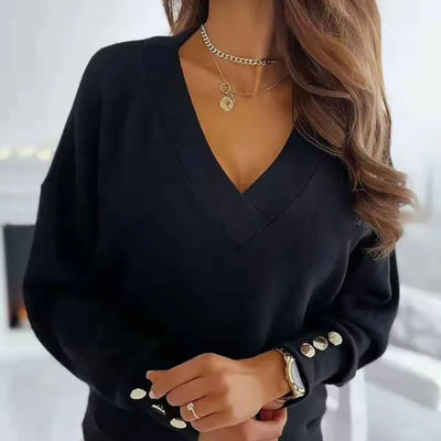 Erika - Blusa Elegante Con Scollo en V