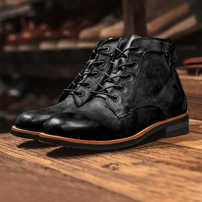 CALDON | Botas altas de cuero para hombre