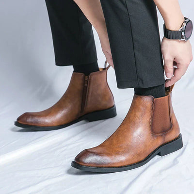 Cooper | Botines Chelsea de cuero