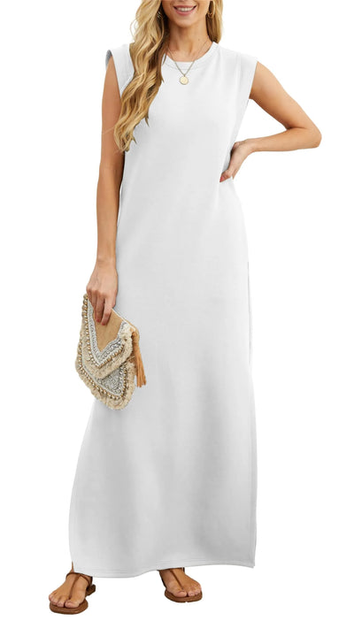 Maxivestido Tania para Mujer: Corte Holgado y Suelto, ¡Sin Arrugas!