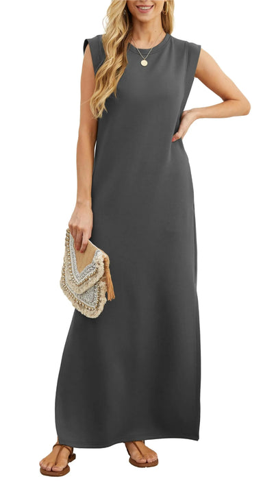 Maxivestido Tania para Mujer: Corte Holgado y Suelto, ¡Sin Arrugas!