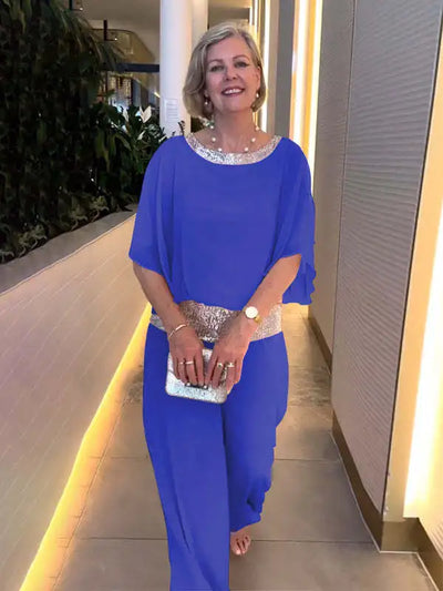 Conjunto Chic Valeria: Pantalones Elegantes + Blusa Estilizada