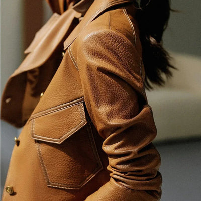 Chaqueta de cuero Swiss
