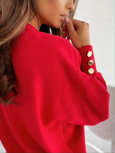 Erika - Blusa Elegante Con Scollo en V