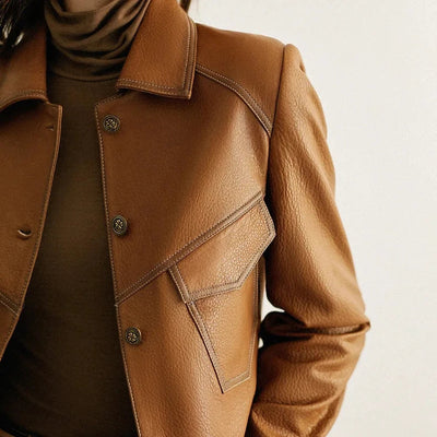 Chaqueta de cuero Swiss