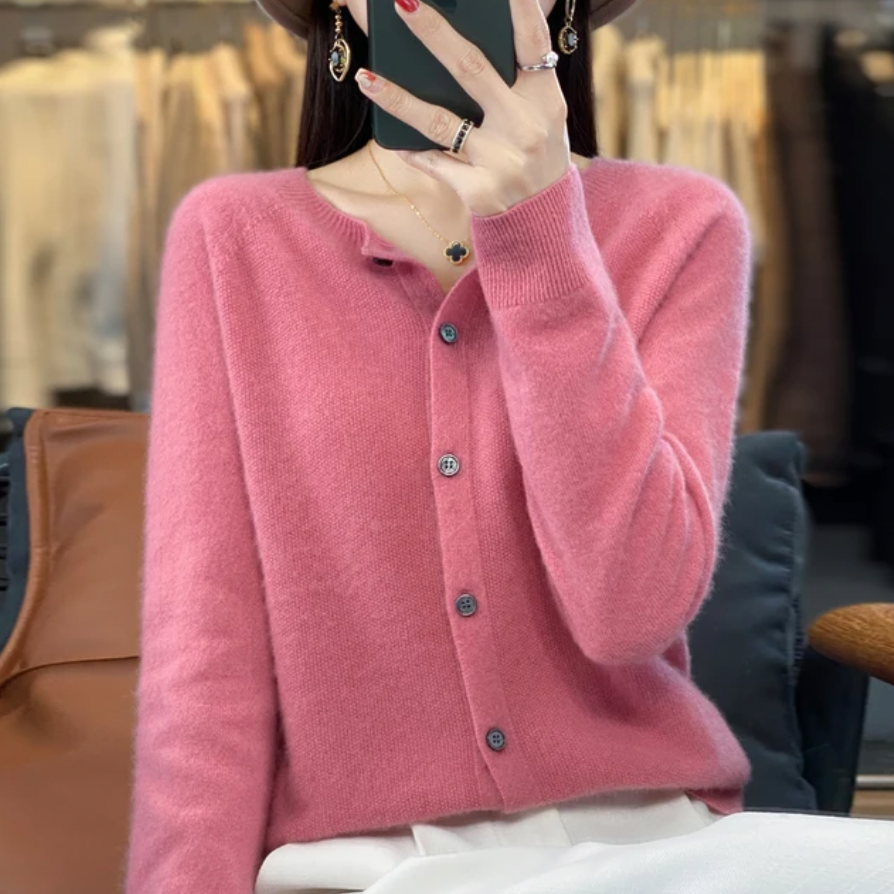 Luxora™ | Cárdigan Gebuttonde Elegante para un Look Estiloso