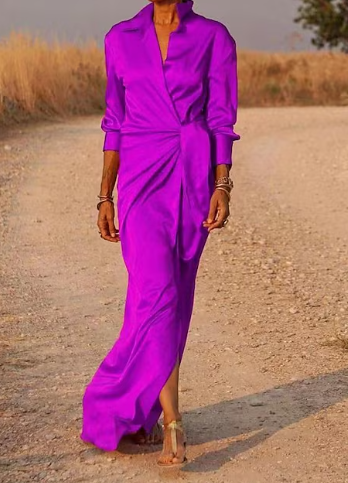 Vestido de Camisa Elegante para Mujer - Perfecto para Fiesta