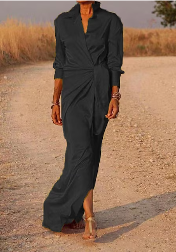 Vestido de Camisa Elegante para Mujer - Perfecto para Fiesta