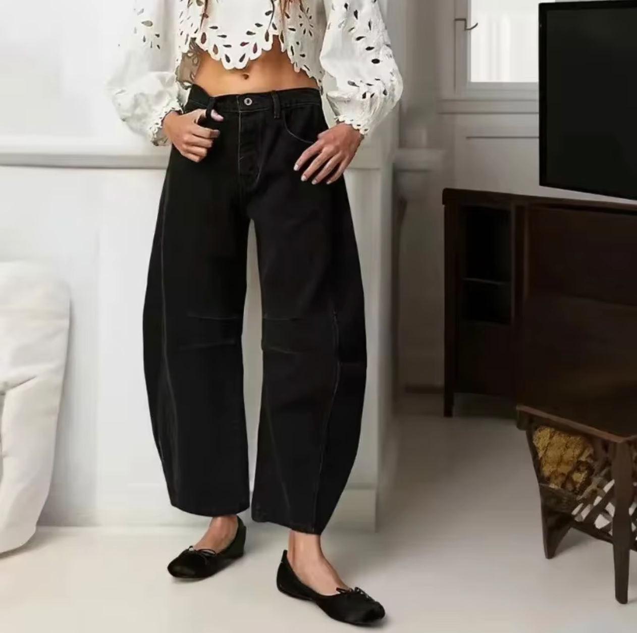 Pantalones vaqueros baggy retro