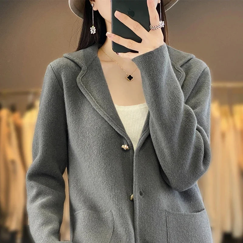 Luxora™ | Chaleco Blazer de Tejido Chic para un Look Elegante