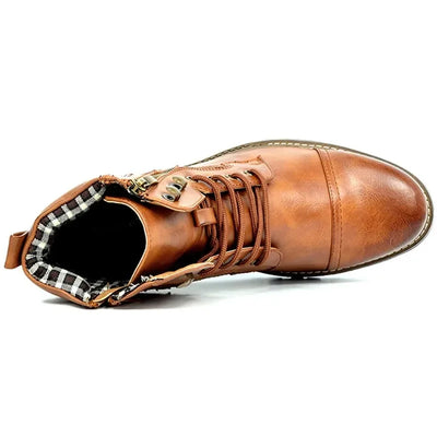 Damon | Botines de cuero con cordones