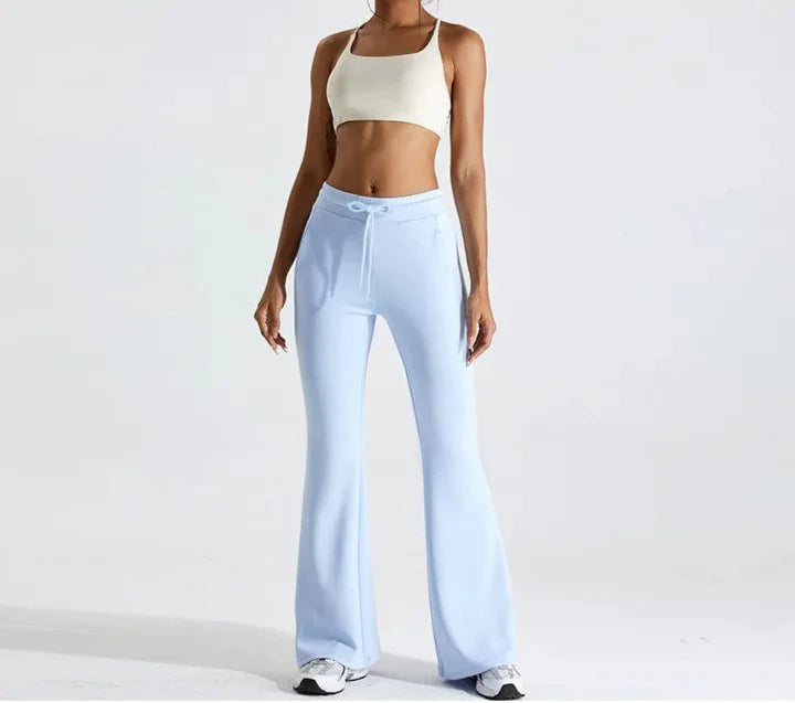 Pantalón de yoga acampanado