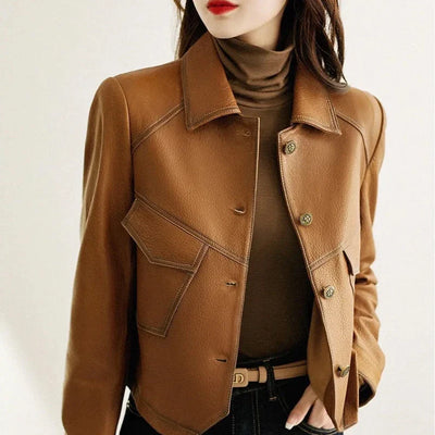 Chaqueta de cuero Swiss
