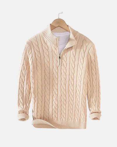 Suéter de Algodón Knit Estiloso Álvaro para Máximo Conforto