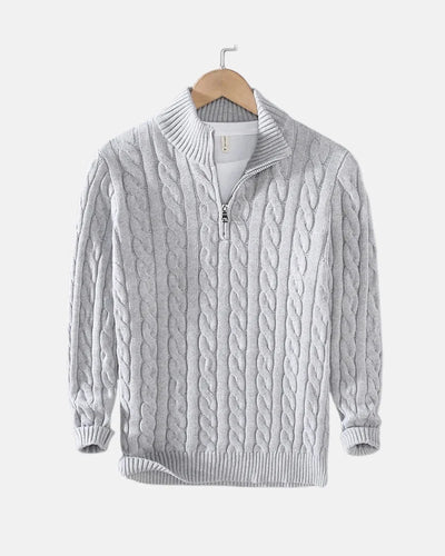 Suéter de Algodón Knit Estiloso Álvaro para Máximo Conforto