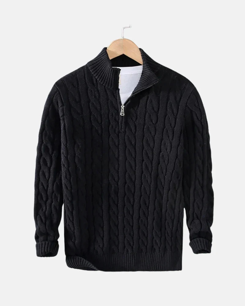 Suéter de Algodón Knit Estiloso Álvaro para Máximo Conforto