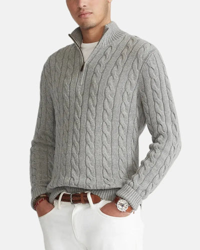 Suéter de Algodón Knit Estiloso Álvaro para Máximo Conforto