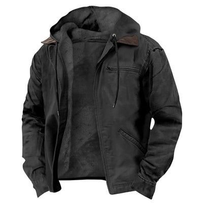 Luis | Chaqueta con cremallera y capucha