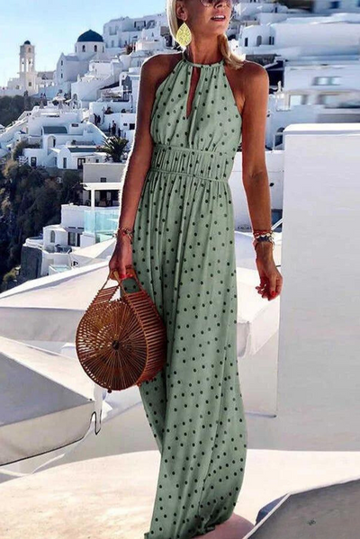 Vestido Maxi "Think I’m in Love" con Vibrante Estampado de Colores