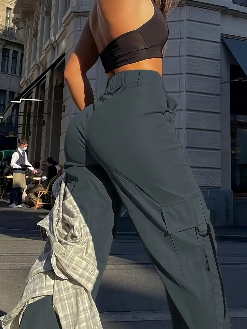 Pantalones Cargo Chic para Mujer - Estilo y Comodidad en Uno