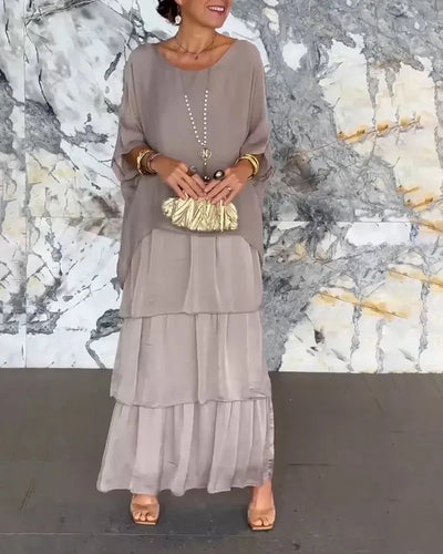 Vestido Artístico Suelto Amalia - Una Expresión de Estilo Único