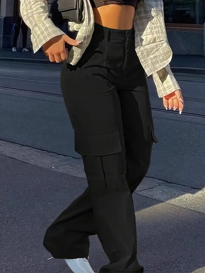 Pantalones cargo de cintura alta Hoa: Estilo y comodidad en cada paso