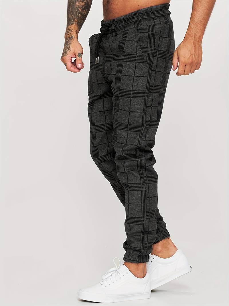 Stefano® - Stylische karierte Jogginghosen