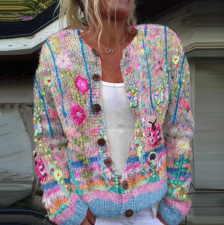 Sanne | Chaleco Floral Chic para un Atractivo Estiloso