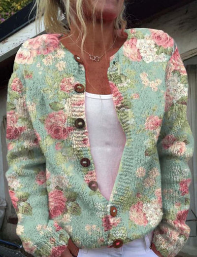 Sanne | Chaleco Floral Chic para un Atractivo Estiloso