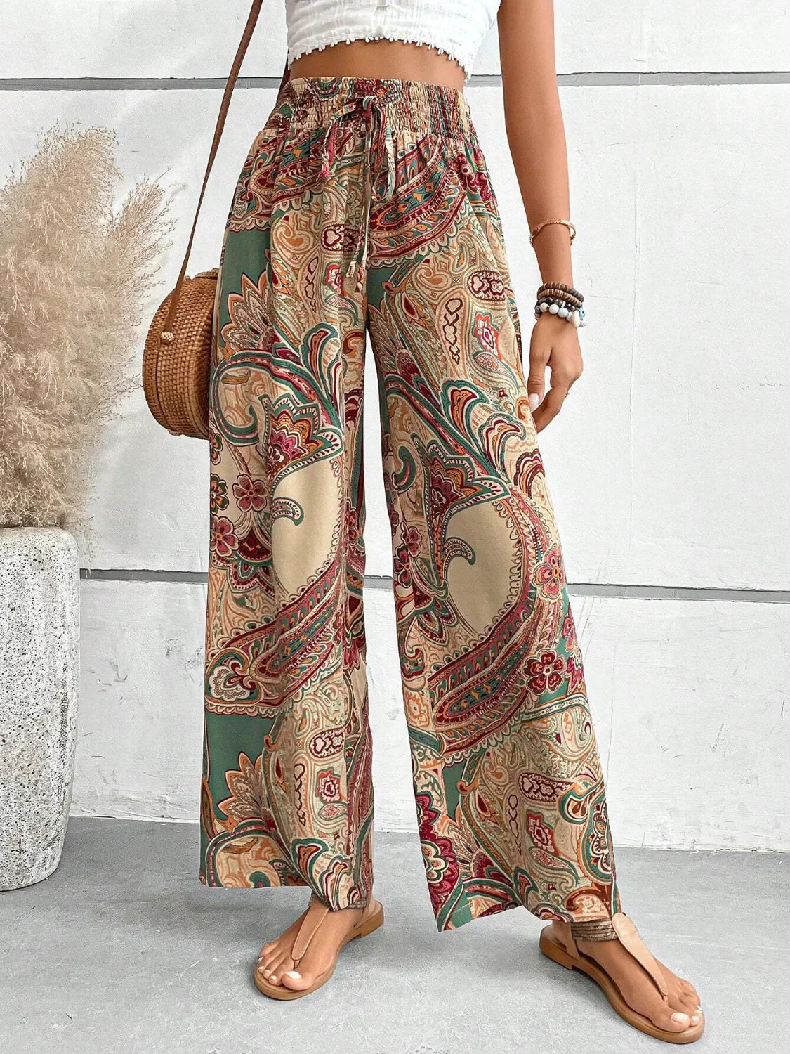 Pantalones Anchos Estampados Lauren: Estilo y Comodidad en Cada Paso