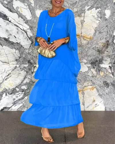 Vestido Artístico Suelto Amalia - Una Expresión de Estilo Único