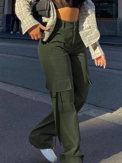 Pantalones Cargo Chic para Mujer - Estilo y Comodidad en Uno