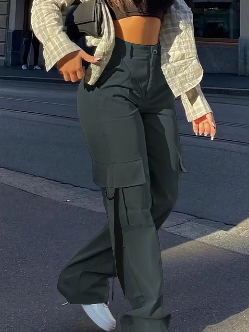Pantalones Cargo Chic para Mujer - Estilo y Comodidad en Uno