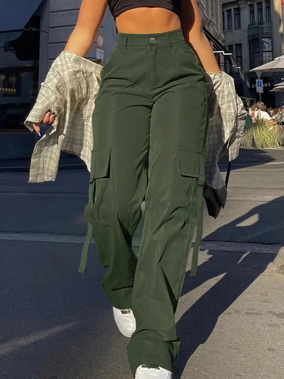 Pantalones Cargo Chic para Mujer - Estilo y Comodidad en Uno