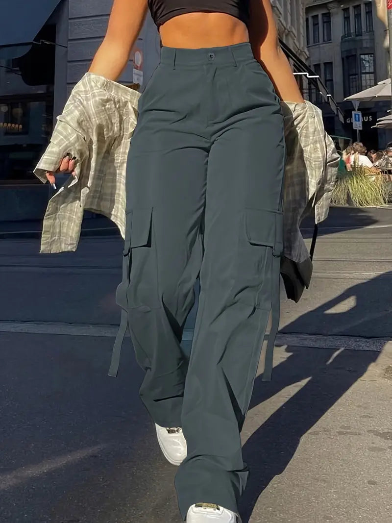 Pantalones Cargo Chic para Mujer - Estilo y Comodidad en Uno
