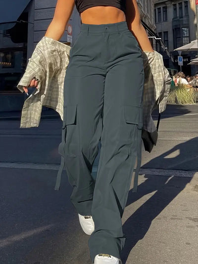 Pantalones Cargo Chic para Mujer - Estilo y Comodidad en Uno