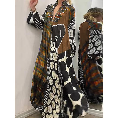 Vestido casual femenino con estilo chic