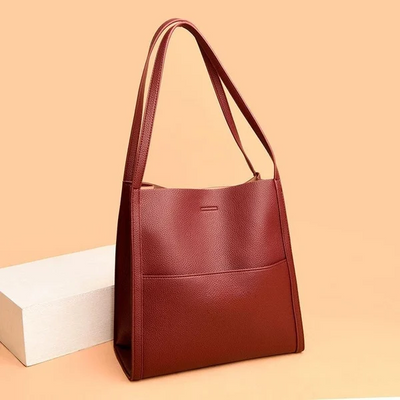 Frida - Elegante bolso bandolera de piel auténtica en colores vibrantes