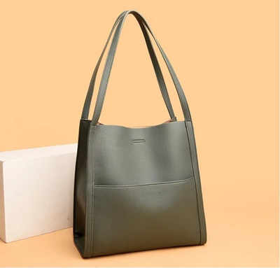Frida - Elegante bolso bandolera de piel auténtica en colores vibrantes