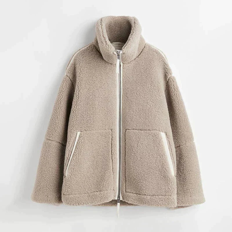 Luxora™ | Chaleco de teddy con cremallera