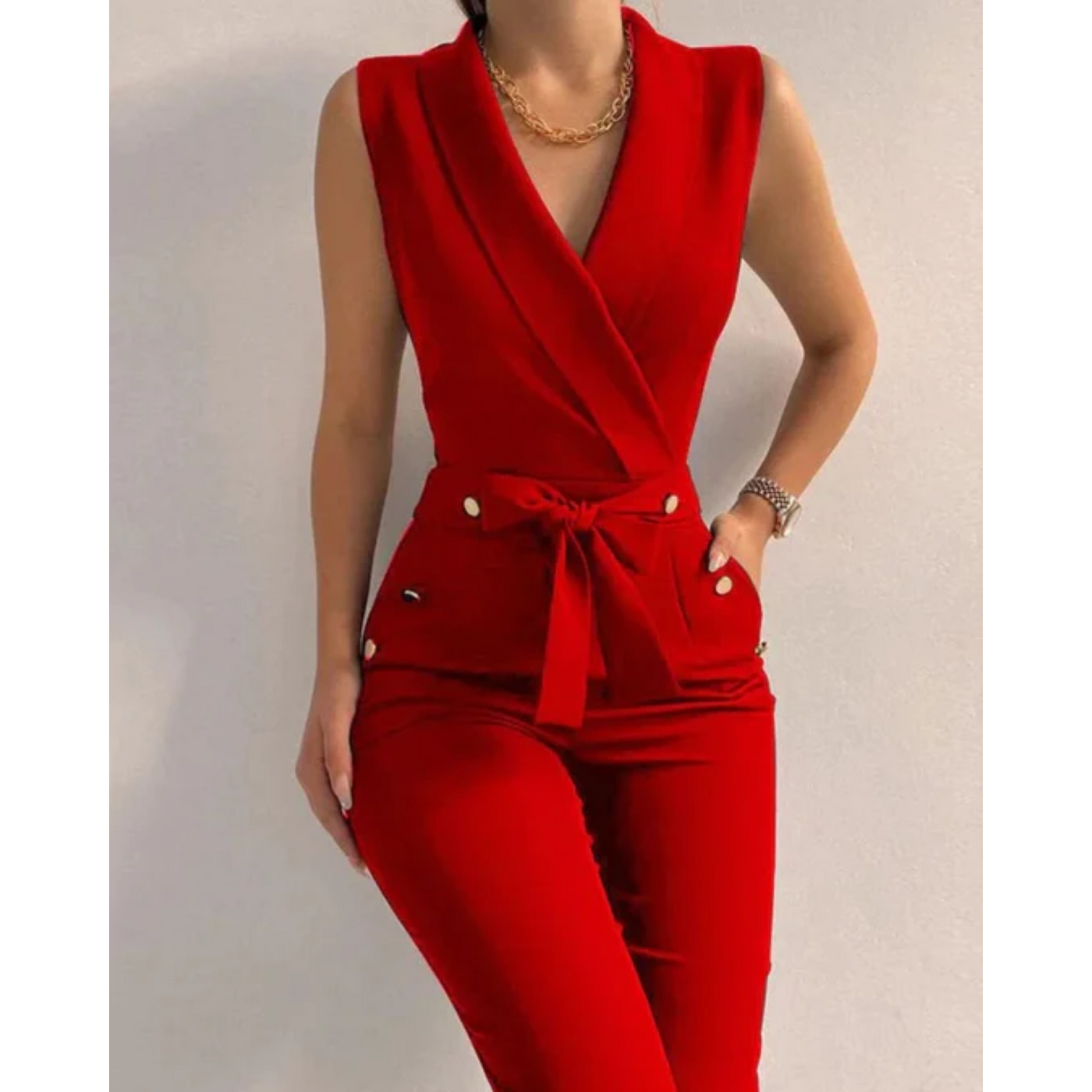 Maya | Elegante Mono Sin Mangas para Un Look Chic