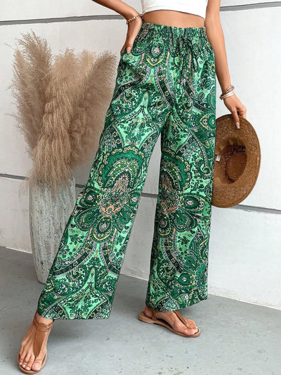 Pantalones Anchos Estampados Lauren: Estilo y Comodidad en Cada Paso