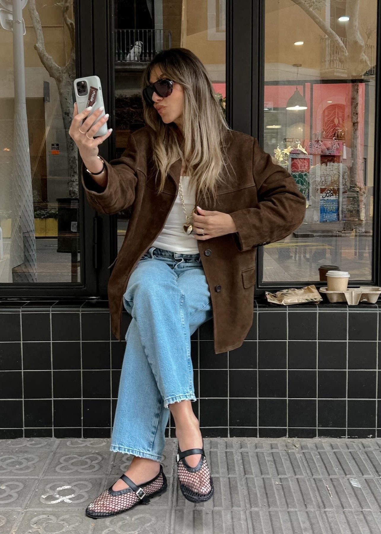 Chaqueta de ante cómoda - Mayte