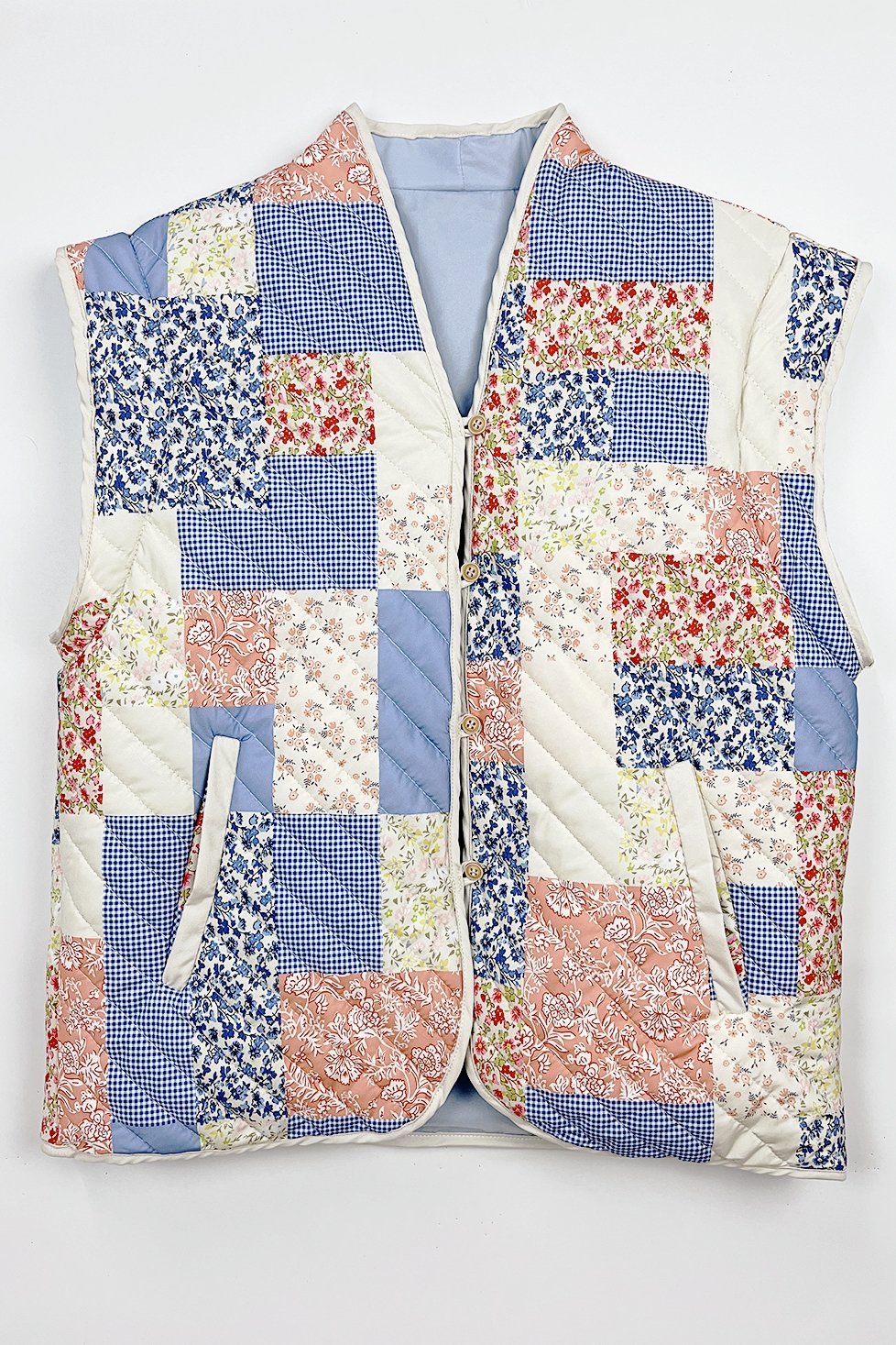 Chaqueta Convertible Acolchada con Estampado Enid