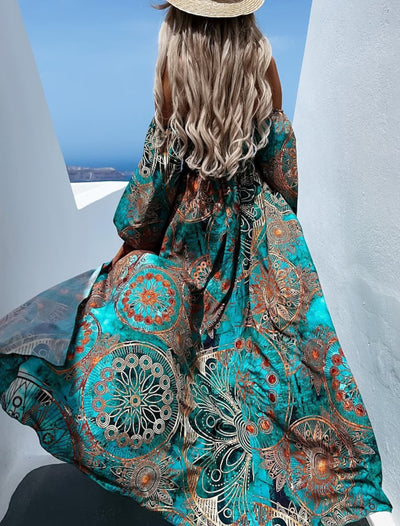 Elegante Vestido Midi con Movimiento para Mujer